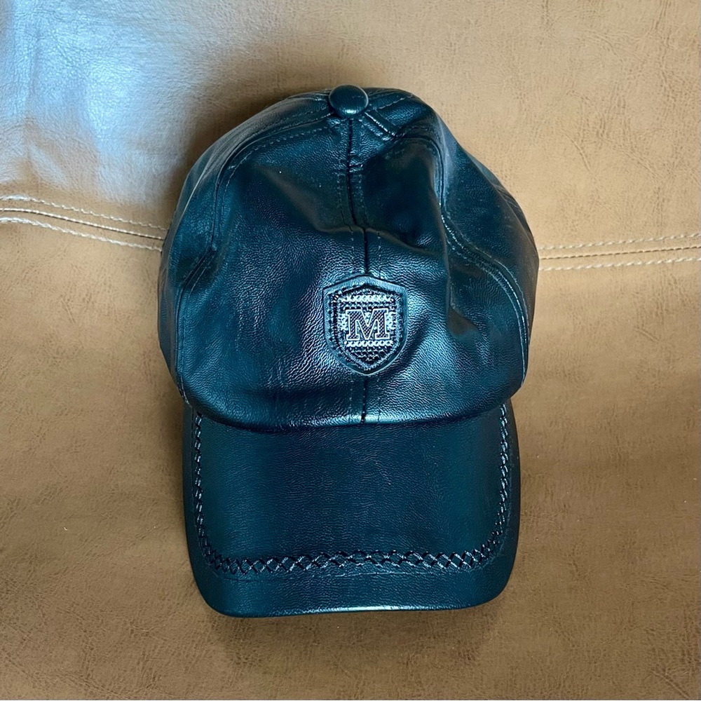 Black Leather Hat
